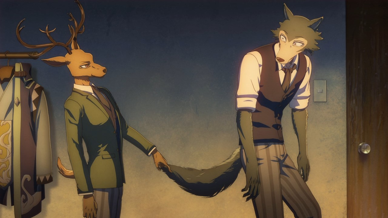 Legosi didn’t like it when Louis gripped his tail without permission, but then transgressing boundaries was Louis’ main turn-on.